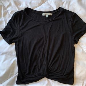 Cropped Knot Tee